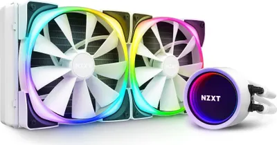 Produktbild von NZXT Kraken X63 RGB - All-in-One-Flüssigkeitskühler - 14 cm - 91,19 cfm - Weiß