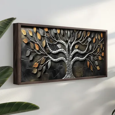 Immagine prodotto di Wallity, HUM012, quadro decorativo incorniciato in MDF, multicolore, 100% MDF, 120 x 40 x 3,5 cm