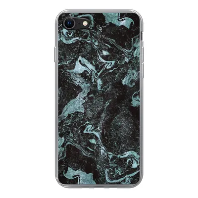 Produktbild von MuchoWow® Handyhülle Schutzhülle Hülle für iPhone 8 Marmor - Naturstein - Luxus Silikon Softcase Handy Hülle - Schutzhaube