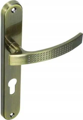 Produktbild von Innentürgriff, Langschild für Einsatz, Altmessing