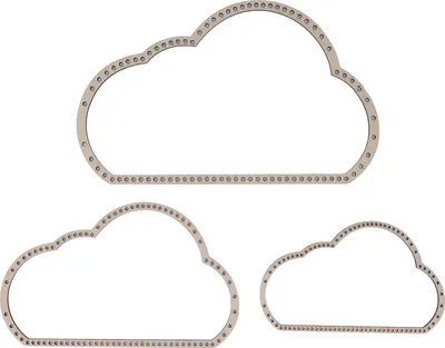 Image de ensemble de 3 métiers à tisser en nuage, hêtre robuste, surface lissante, utilisation facile, bricolage pour bricoleurs, adultes, débutants
