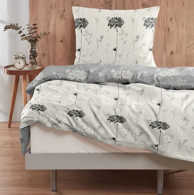 Produktbild von Satin Bettwäsche Bettgarnitur Bettbezug Baumwolle 135x200 155x220 200x200 200x220 Design, Größe:200 x 220 cm, Design Bettwäsche:Design 109