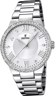 Obrázok produktu pre Dámske hodinky Festina z nehrdzavejúcej ocele F16719/1 Quartz náramkové hodinky Silver Trend D2UF16719/1