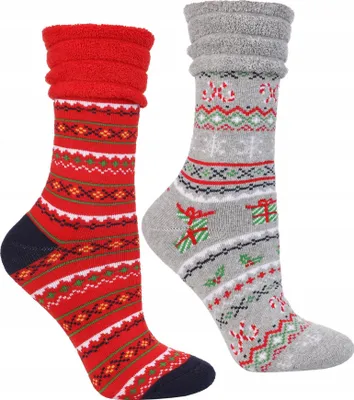 Produktbild von Weihnachtssocken Frottee Weihnachtssocken GESCHENK 2er-Pack MORAJ 35-38