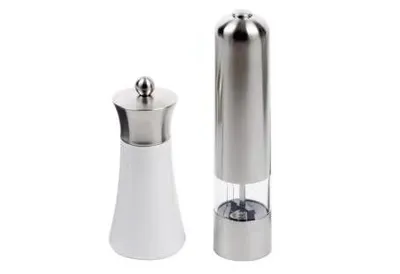 Produktbild von Stoha Salz-/Pfeffermühle 16 Cm Weiß, Edelstahl/Porzellan