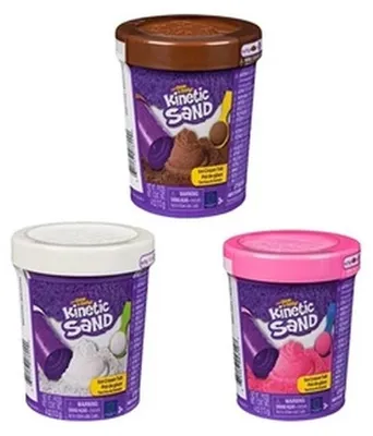 Obrázek produktu pro Piasek kinetyczny Kinetic Sand Lodowa tuba 1szt.mix 6071551