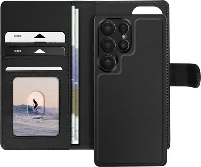 Image de Mayaxess, étui pour Samsung Galaxy S25 Ultra avec coque détachable, noir