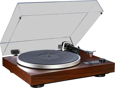 Obrázok produktu pre Dual CS 518, Gramofón s remeňovým pohonom, Plne automatické, Vlašský orech, MDF, Guma, Hliník