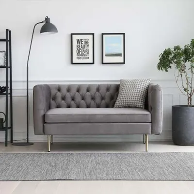 Produktbild von Englische Stil Möbel Chesterfield Zwei Sitzer Couch Pink Turkis Gelb Blau Sofa