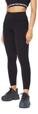 Produktbild von Bellivalini Leggings Damen High Waist Neon Lange 80er Jahre BLV50-295 (Schwarz, XXL)