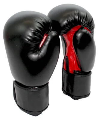 Produktbild von Boxhandschuhe Sparring schwarz rot Unzen/OZ - 8