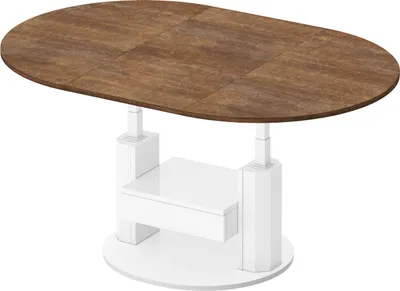 Produktbild von Couchtisch HPM-111 Hochglanz ausziehbar höhenverstellbar mit Schublade