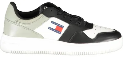 Produktbild von Herren Sportschuh Schwarz mit Schnürsenkeln und Kontrastdetails