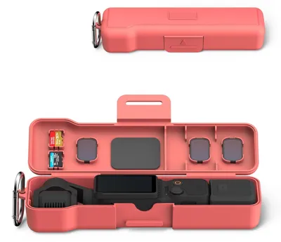 Productafbeelding van Beschermhoes voor DJI Osmo Pocket 3 met Karabijnhaak
