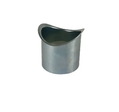 Produktbild von Lötstutzen Rinnenstutzen Zink Titanzink halbrund 100 mm