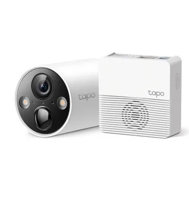 Produktbild von TP-Link Tapo C420S1 Überwachungskamera, 1 Smart-Kamera mit Akku, 2K QHD, Full-Color-Nachtsicht, Zwei-Wege-Audio, kabellose Montage, Licht- und Tonalarm, IP65-Schutz