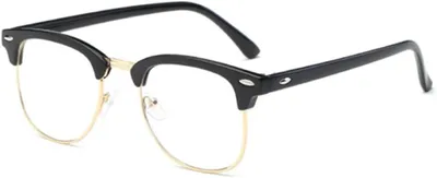 Produktbild von Retro Blaulichtbrille, UV400 Schutz, klare Gläser, Uni, für Computergebrauch
