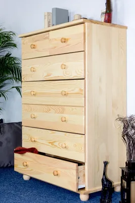 Produktbild von Kommode Kiefer natur Schublade