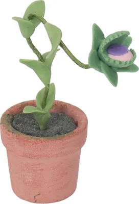 Immagine prodotto di Mini simulazione di pianta della casa delle bambole, realistica, vivace, portatile, vaso in miniatura per decorazione 1/12