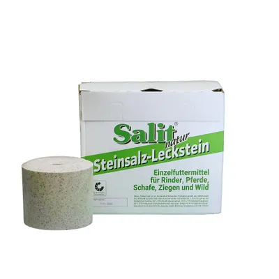 Produktbild von Salit Natur Steinsalz-Leckstein - 4x5kg (20kg): Rinder, Pferde, Schafe, Ziegen
