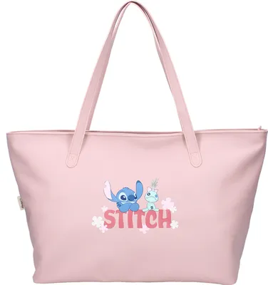 Produktbild von Vadobag Stitch Made For You, Mädchen, Einkaufstasche, Pink, Abbildung, Pink, Kunstleder