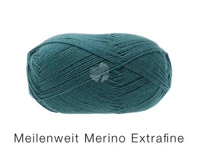 Produktbild von Meilenweit 100 Merino Extrafine Uni 2410 | Blaugrün