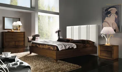Produktbild von Schlafzimmer Bett Nachttisch Doppelbetten Modernes Bettgestell Betten Set 3tlg.