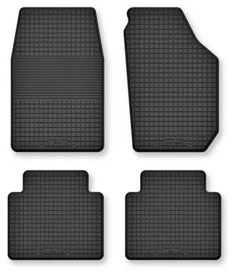 Productafbeelding van Rubberen automatten voor Ford Explorer – 4-delig, zwart, op maat – Wielganizator Semi-Universal