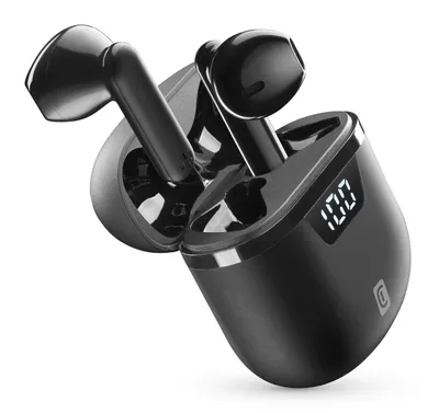 Obrázek produktu pro Cellularline 8018080461460, True Wireless Stereo (TWS), Hovory/hudba, 90 g, Sluchátka s mikrofonem, Černá