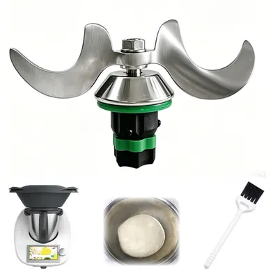 Ersatzmesser für Thermomix TM5/TM6/TM7, Edelstahl, Knethaken