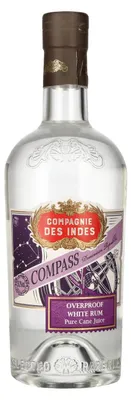 Produktbild von Compagnie des Indes COMPASS Dominican Republic Overproof White Rum 51,2% Vol. 0,7l