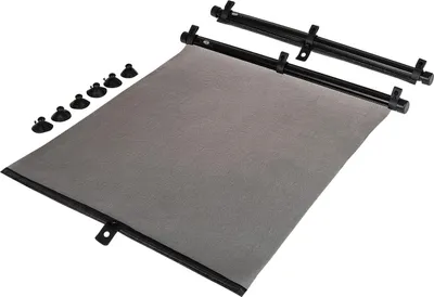 Produktbild von alca® Auto-Sonnenrollo 2 x 40 x 55 cm Autofenster Sonnenblende UV Schutz mit Saugnapf & Einhand-Einrollfunktion Sonnenschutz Auto Lkw Babys Kinder