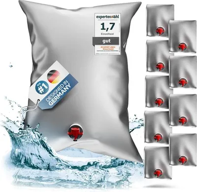 Produktbild von Trinkwasser Beutel Wassersack 30 l Wasserbeutel Wasserbehälter 10er Set Behälter