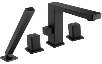 Immagine prodotto di CERANO - Miscelatore monocomando da bordo vasca Forea - nero opaco
