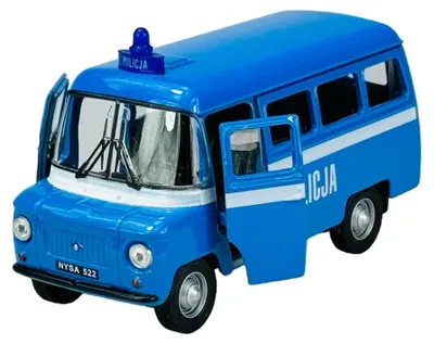 Produktbild von Welly Nysa 522 Milicja 1:34 Die Cast Metall Modell im Kasten 43674