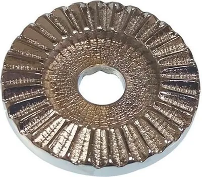Produktbild von Goldenship Zahnradplatte Für Rutenhalter Silber  Silber One Size
