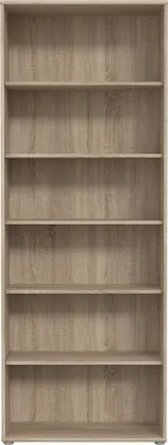 Produktbild von Bücherregal >TEMPRA2< 5 Böden, in Sonoma Eiche Nachbildung - 73,7x197,5x34,8cm (BxHxT)