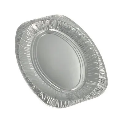 Produktbild von Papstar Servierplatten, Alu oval 43 cm x 29 cm, 10 x 3 Stück