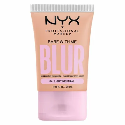 Produktbild von NYX Professional Makeup - Bare With Me Blur Tint Foundation 04 Light Neutral