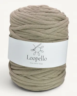 Productafbeelding van Loopvast katoenen koord, 9 mm, 100 meter – koffiekleur