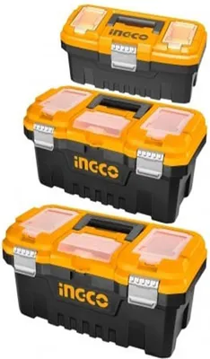 Immagine prodotto di Set di 3 cassette portautensili, cassetta per attrezzi ,cassetta per il trasporto Ingco