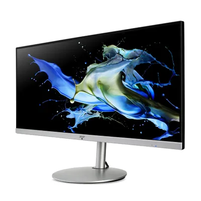 Produktbild von Acer CB2 CB342CKCsmiiphuzx, 86,4 cm (34"), 3440 x 1440 Pixel, UltraWide Quad HD, LED, 1 ms, Schwarz, Silber