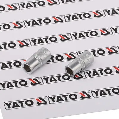 Produktbild von Yato YT-1406, Buchse, 1/4", Metrisch, 1 Kopf/Köpfe, 7 mm, Chrom-Vanadium-Stahl