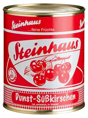 Produktbild von Steinhaus Dunst Süßkirschen fruchtige einsteinte Kirschen 850ml