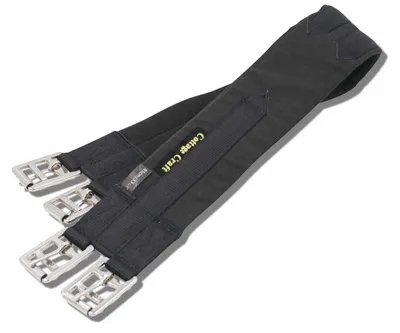 Produktbild von Airflow Sattelgurt aus Baumwolle, Airflow Polsterung, Rollschnallen 014/02 in Schwarz & 80