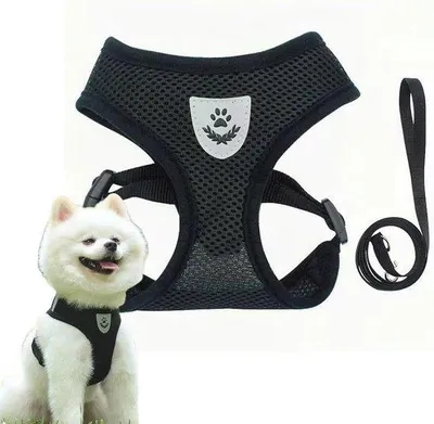 Produktbild von Famanu Hundegeschirr Verstellbar und Reflektierend - Weich und Atmungsaktiv mit Sicherheitsgurt