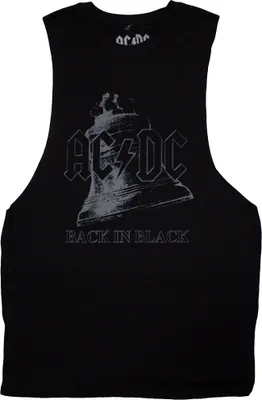 Obrázok produktu pre AC/DC - "Back In Black Bell" Top pre mužov/dámy Uni RO13493 (S) (Black)