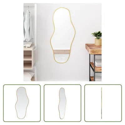 Obrázek produktu pro The Living Store Nástěnné zrcadlo Golden 100x45 cm