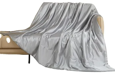 Obrázek produktu pro Přikrývka, plyšový materiál, útulný design, ŠEDÁ, 150 x 200 cm