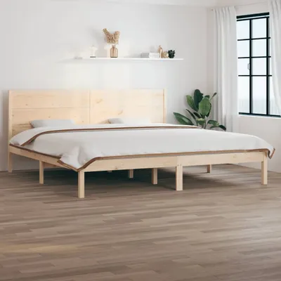 Produktbild von The Living Store Massivholzbett Kiefer 200x200 cm